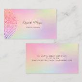 Elegant Stilvolle trendy Beruflich Dots Visitenkarte (Vorne/Hinten)