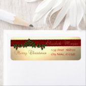 Elegant Stilvolle Weihnachts Holly Berry Branches (Insitu)