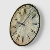 Elegant stone texture wall clock große wanduhr (Winkel)