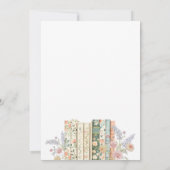 Elegant Storybook Baby Shower Einladung (Rückseite)