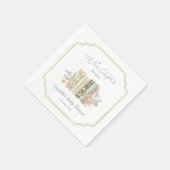 Elegant Storybook Baby Shower Serviette (Ecke)