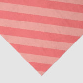 Elegant Strawberry Pink Striped Pattern Seidenpapier (Ausschnitt)