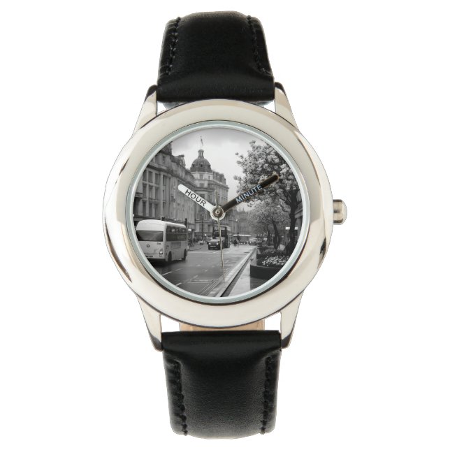 Elegant Street View Armbanduhr (Vorderseite)