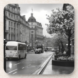 Elegant Street View Getränkeuntersetzer