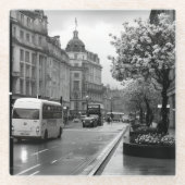 Elegant Street View Glasuntersetzer (Vorderseite)