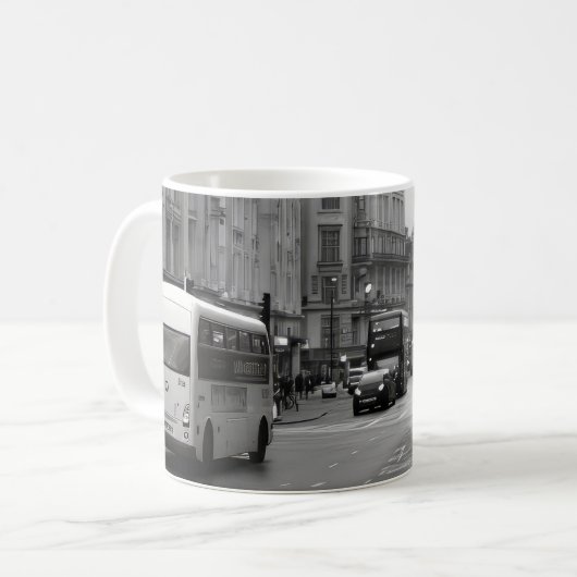 Elegant Street View Kaffeetasse (Vorderseite Links)