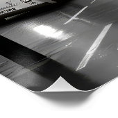 Elegant Street View Poster (Ecke)