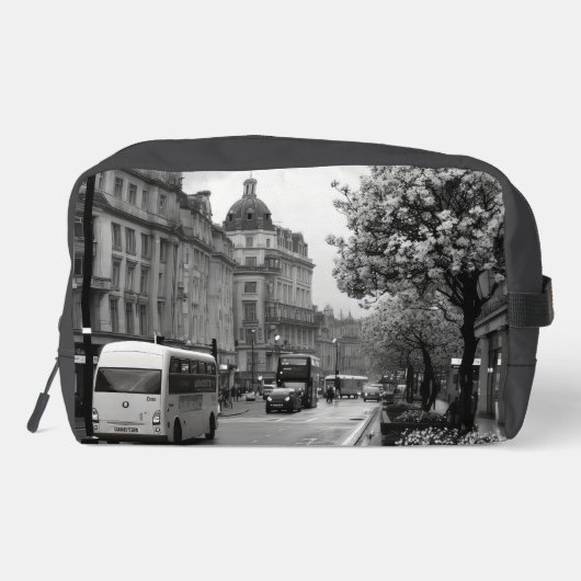 Elegant Street View Waschbeutel (Rückseite)