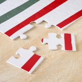 Elegant Stripes family Photo merry Christmas game Puzzle (Seite)