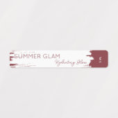 Elegant Stroke Lip Gloss Cosmetic Label Etiketten (Design 1)