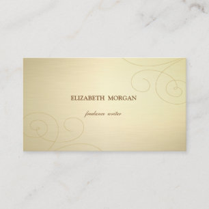 Elegant Stylisch Einfach, Minimalistisch, Falsche Visitenkarte