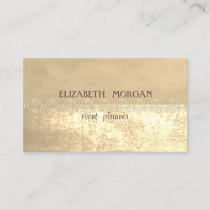 Elegant Stylisch Gold, Spitze Visitenkarte