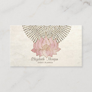 Elegant Stylisch Professionell, Goldene Punkte Lot Visitenkarte