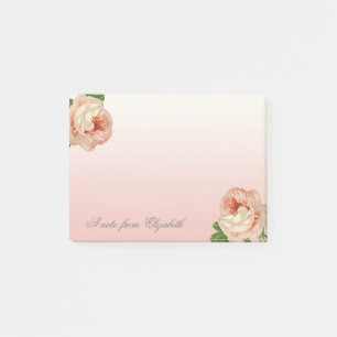 Elegant Stylisch Weiblich , Rosen Post-it Klebezettel