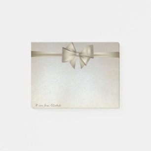 Elegant Stylish, Bow Post-it Klebezettel