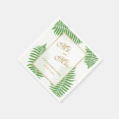 Elegant Stylish Bracken Wedding Serviette (Ecke)