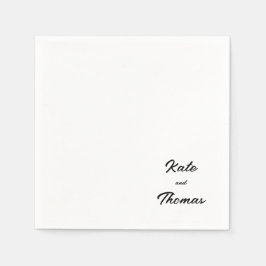 Elegant Stylish Chic Modern Simple Minimalist Serviette