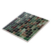 Elegant stylish Emerald Green & Gold Agate mosaic Fliese (Seite)
