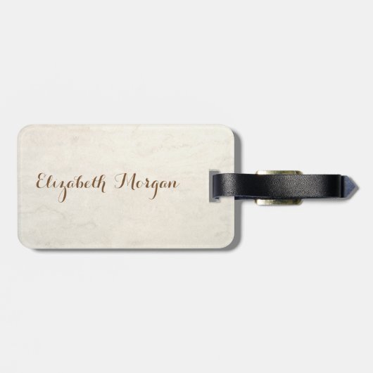 Elegant Stylish ,Future Mrs. Gepäckanhänger (Rückseite horizontal)