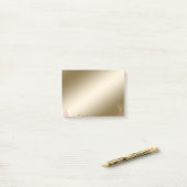 Elegant stylish, Girly, Ananas Post-it Klebezettel (Auf Schreibtisch)