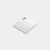 Elegant Stylish Girly ,Cartoon Bee Post-it Klebezettel (angewinkelt)