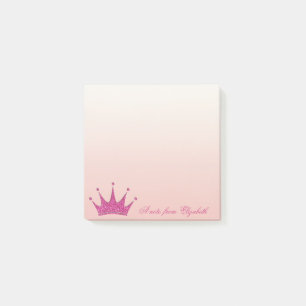 Elegant Stylish Girly ,Glittery Tiara Post-it Klebezettel