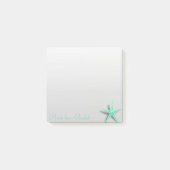 Elegant Stylish Girly ,Starfish Post-it Klebezettel (Vorderseite)
