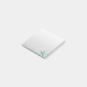 Elegant Stylish Girly ,Starfish Post-it Klebezettel (angewinkelt)