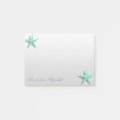 Elegant Stylish Girly ,Starfish Post-it Klebezettel (Vorderseite)