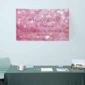 Elegant Stylish Glittery Bokeh Wedding Banner (Messeveranstaltung)