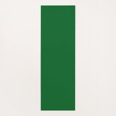 Elegant, Stylish Golden Buddha on Forest Green Yogamatte (Rückseite)