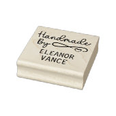 Elegant Stylish Handmade By Script Herz Gummistempel (Stempel)