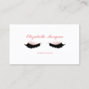Elegant Stylish Makeup Artist, Lashes Visitenkarte