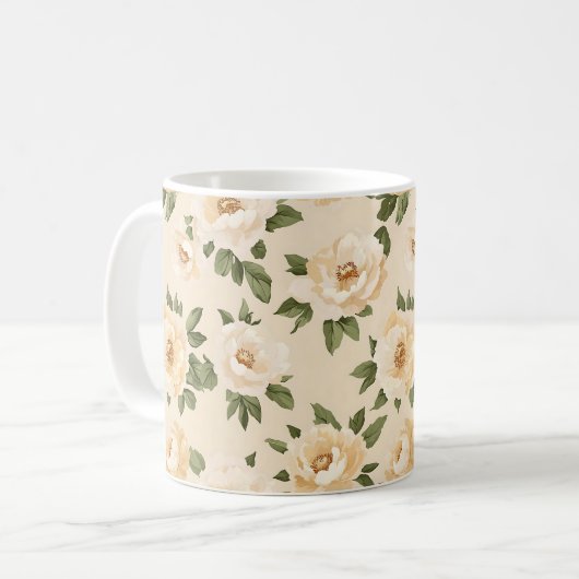 Elegant Stylish Modern Beautiful for Her Kaffeetasse (Vorderseite Links)