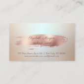 Elegant stylish , Pinselstriche, Cupcake Treuekarte (Rückseite)