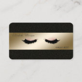 Elegant stylish , schwarz, Imitate Lashes, Makeup  Visitenkarte (Vorderseite)