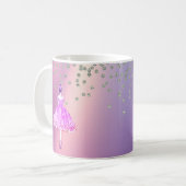 Elegant Stylish Shiny Diamonds Ballon Kaffeetasse (Vorderseite Links)