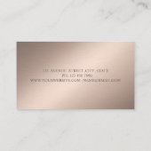 Elegant Stylish Simple,Frame,Paint Stroke Visitenkarte (Rückseite)