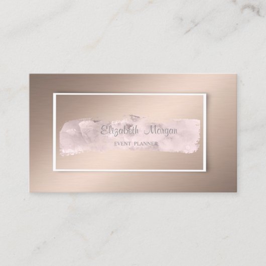 Elegant Stylish Simple,Frame,Paint Stroke Visitenkarte (Vorderseite)