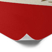 Elegant Stylized Woman Portrait Poster (Ecke)