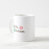 Elegant Success Is a Decision Clean White Base  Kaffeetasse (Vorderseite Links)