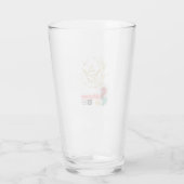Elegant Sukhpreet Kaur Personalisiert Glass Cup Glas (Rückseite)