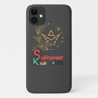 Elegant Sukhpreet Kaur Personalisiert iPhone Case