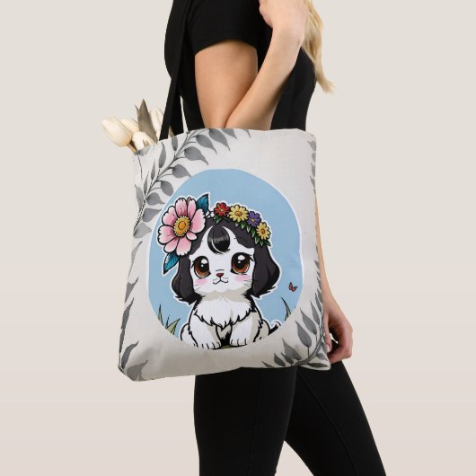 Elegant Sunlit Fine Art Print for Pet Lovers Tasche (Von Nahem)