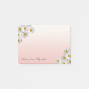 Elegant Süß Stylisch Weiblich, Chamomole Blumen Post-it Klebezettel