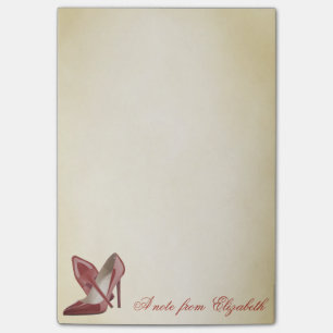Elegant Süß Stylisch Weiblich, High Heels Post-it Klebezettel
