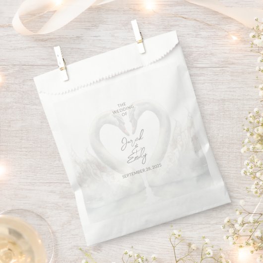 Elegant Swan Gastgeschenk Hochzeit Bags Geschenktütchen (Ausgeschnitten)