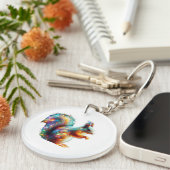 Elegant Swan - Grace und Beauty Schlüsselanhänger (Vorderseite rechts)