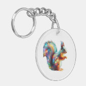 Elegant Swan - Grace und Beauty Schlüsselanhänger (Vorderseite links)