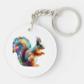 Elegant Swan - Grace und Beauty Schlüsselanhänger (Rückseite)